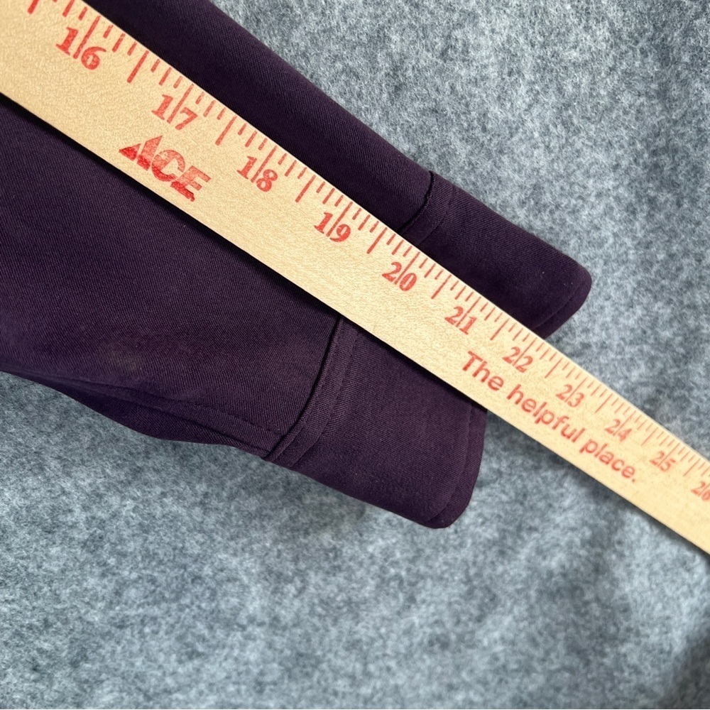 HARVE BENARD Vintage Purple Pantsuit Button Front Top Pleated Pants Size 8 FLAW - Picture 11 of 14